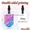 Party Favor 10sts SubliMation Diy White Blank MDF Travel Lage Tag Drop Delivery Home Garden Festly Supplies Event DHLDN