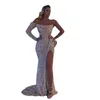 Party Dresses New Women's Dress for Spring and Summer 2023 Sexig One-Shoulder Sequin Banquet Evening Dress T230303