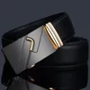 أحزمة مصممة فاخرة الرجال عالية الجودة للأزياء حزام مشبك التلقائي الأوتوماتيكي cinturones para hombre