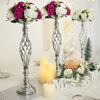 Kaarsenhouders bloemen metalen kaarsenhouders bruiloft middelpunt bloemenrek bloemen vazen ​​kandelaar tafel metaal stand valentijn feest decor 230303