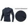 Camicie da ciclismo Top Outto Strati di base da ciclismo da uomo Maniche lunghe Compressione Quick Dry Fitness Palestra Corsa Biancheria intima da bicicletta 230306