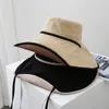Brede rand hoeden emmer hoeden vrouwen vissershoed lente zomer zonnebrandhoed grote rand bucket hoed rand anti-ultraviolet uv zon hoed upf 50 230306