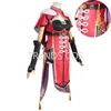 Disfraces de anime Genshin Impact Beidou Cosplay Ven sin corona Señor del océano Bei Dou Vestido Peluca Beidou Cambio de atuendo para Anime Cosplay Z0301