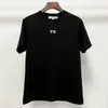 mens designe t-shirt chemises décontractées femmes designer t-shirts luxe Y3 t-shirt à manches courtes col rond polos pull 100% coton t-shirt plus la taille 2xl 3xl