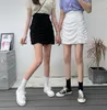 Jupes plissées jupe courte femmes 2023 été Version coréenne mode décontracté paquet hanche couleur unie Harajuku 862