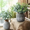 Decorative Flowers Home Decor Artificial Simulated Green Leaves Plant Christmas Wedding Decoration Tabletop Nordic Ornamental Plants