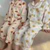 Pyjama Spring Kinderen Cartoon Katoen Leisure dragen jongens en meisjes zachte beer pyjama sets 230306