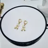 Brincos de argolas moda de peixe dourado personalidade penteado pendente de jóias de presente feminino