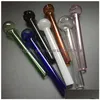 Smoking Pipes Thick Glass Oil Burner With 10Cm Colorf Water Pipe Mixed Sale Bubbler Drop Delivery Home Garden Household Sundries Acce Dhmah