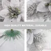 Dekorative Blumen Weihnachtsstern Künstliche Blume Glitzer Baumschmuck Fake Picks Wreathstemsdecor Dekoration Goldornamente