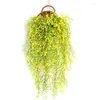 Dekorativa blommor 2023 EST Fashion Artificial Plastic Ivy Leaf Garland Plants Vine Lövverk heminredning