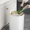 Bidone della spazzatura Bidone della spazzatura con sensore intelligente Cucina Bagno Wc Pattumiera Pattumiera automatica a induzione Impermeabile con coperchio 12/15L 230306