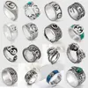 20 off 2023 nouveaux bijoux de mode de haute qualité de luxe pour bague en argent sterling vieux style hip hop mens et femmes daisy crâne lot