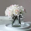 Fiori decorativi 1pc Fiore artificiale accattivante accattivante ecologico pianta finta Pography PROPS DECI