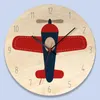 Wandklokken Stijl Creative Clock Noordse houten Retro woonkamer Huis Groothandel