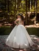 Mädchenkleider, Kinderkleid, Satin, Blumenaufführung, Geburtstagsshow, elegante kleine Prinzessin, flauschiger großer Rock, Abend