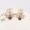 70% de réduction 2023 nouveaux bijoux de luxe de haute qualité pour Double nouvelles boucles d'oreilles petites abeilles personnalisées boucles d'oreilles pour femmes