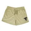 Herr shorts svart klöver anime shorts mens sommarstrand simning stammar manliga brädeshorts baddräkter badkläder shorts män strand slitage 230306