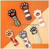 Bar Tools 1 PC Bottle Opener Cartoon Cute Animal Paw Wine Cat Magnet Kylskåp klistermärke Shark Kylskåp Öl Drop Delivery Home Garde Dhper