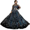 Partykleider 2023 neues Damenkleid mit vergoldeten Blättern und großem sexy langen Kleid mit Schwanzbankett-Abendkleid T230303