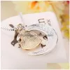 Pendentif Colliers Je t'aime à la lune et au dos Maman Collier Fête des Mères Cadeau Bijoux de mode en gros N113 Drop Delivery Pendentifs Dho0O