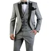 Men's Suits Handsome Shawl Velvet Lapel Groom Tuxedos Paisley Men Evening Dress Toast Business Suit Customize (Jacket Pants Vest Tie) NO:078