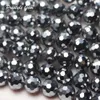 Beaded Necklaces Terahertz 8mm 10mm faceted round health energy loose stone beads for jewelry making design 230306