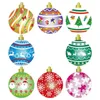 Gift Wrap 500pcs Christmas Balls Sticker 8 Designs Merry Decorative Box Label Wall Stickers Package Party Decor