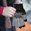 Tapis Gants Tricotés USB Chauffé Hiver Plein Doigt Mitaines Chauffe-mains Hommes Femmes Épaissir Vélo Neige Ski