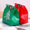 Presentförpackning 50st förpackningspåsar julklapppåse snöflinga julgran bakning inpackning förpackning godis lådor för hem xmas dekorationer 230306