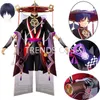 Anime kostiumy Wysokiej jakości genshin Impact Scaramouche Cosplay Come Halloween garnitur mundurowy strój imprezowy Kunekuzushi Scaramouche stroje Wig Z0301