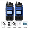 Walkie Talkie 2023 Original Power Baofeng BF H7 Blue Ham CB Radiostation Dual Band Transceiver 10 km Hunting Intercom