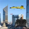 Electric RC Aircraft RC Plane SU 35 med LED -lampor Remote Control Flying Model Glider 2 4G Fighter Hobby Airplane Epp Foam Toys Kids Gift 230303