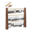 Bolsas de jóias 3 Organizador de camadas Stand Modern Wood Holder e exibir rack de armazenamento de mesa para colares pulseiras Earr