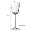 Wine Glasses 4PCS 170ml Goblet Cocktail Champagne Cup Martini Glass Set Of 4
