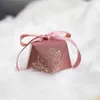 Hediye sargısı 20/50pcs elmas şeker kutusu düğün hediye çantaları ambalaj kağıt ambalajı destekler bebek duş partisi dekorasyon şerit malzemeleri ins 230306