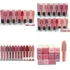 Lip Gloss 12 PCS مستحضرات تجميل مقاومة للماء