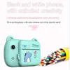 Kids Instant Printing Camera Mini Digital Camera With HD Video Recording Dual Lens Thermal Photo Paper Christmas Gift Boys Girls