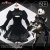 Anime Kostümler Öncesi Uwowo Oyunu Nier Automata Yorha 2b Cosplay Lüks NO2 Tip B Tip 2B Cosplay Yeni Özel Yapımı Cadılar Bayramı Z0301