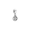 Breloque Pandora en argent sterling de haute qualité, pendentif animal numérique à la mode avec boucle fixe, perles suspendues, adapté au bracelet pour femmes