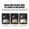 Lampes de table 1-20pcs USB Smart Night Light Lampe LED à commande vocale Chevet 360 réglable 90LM 3 modes