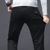 Men's Jeans Black Branded Men'S Stretch 2023 Spring Summer Business Casual Loose Straight Denim Trousers Male Autumn Slim Pants 230306