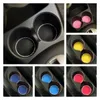 2024 2Pcs Car Water Cup Bottle Holder Anti-Slip Pad Mat Silica Gel Waterproof For Interior Decoration Car Styling Accessories