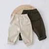 Jeans Lawadka 1-6 anni Primavera Autunno Pantaloni per bambini Per ragazzi Pantaloni jeans per bambini casual Vita alta Abbigliamento solido 230306