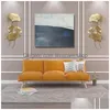 Muurstickers moderne luxe smeedijzeren hangende ginkgo blad ambachten decoratie huis achtergrond sticker veranda muurschildering accessoires ot6rp