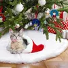 Decorazioni natalizie di qualità anno casa decorazioni per esterni Event ghirini alberi creativa peluche bianca tappeto di Natale decorativo