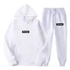 Herrspårar Savage Men Women Tracksuit Hoodies Casual Long Sleeve Pullover Pants Suit Fleece Hooded Sportswear Suit Two Piece Sets 230306