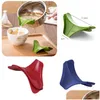 Altri utensili da cucina Sile Pour Beccuccio Slip On Mess per pentole Padelle e ciotole Drop Delivery Home Garden Dining Bar Dhvju