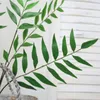 Decoratieve bloemen kunstmatige planten 32 "lange tak eucalytus groene takken nep struiken plastic groen huis kantoor decor