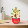 Decorative Flowers Delicate Chinese Year Money Tree Artificial Bonsai Decoration Simulation Comfortable Bring Wealth Treasure